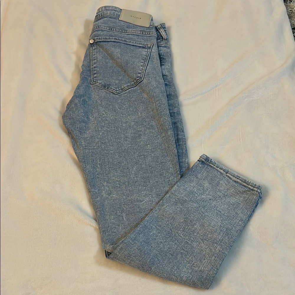 &Denim Classic Blue Skinny Jeans with Sleek Fit Zize 27